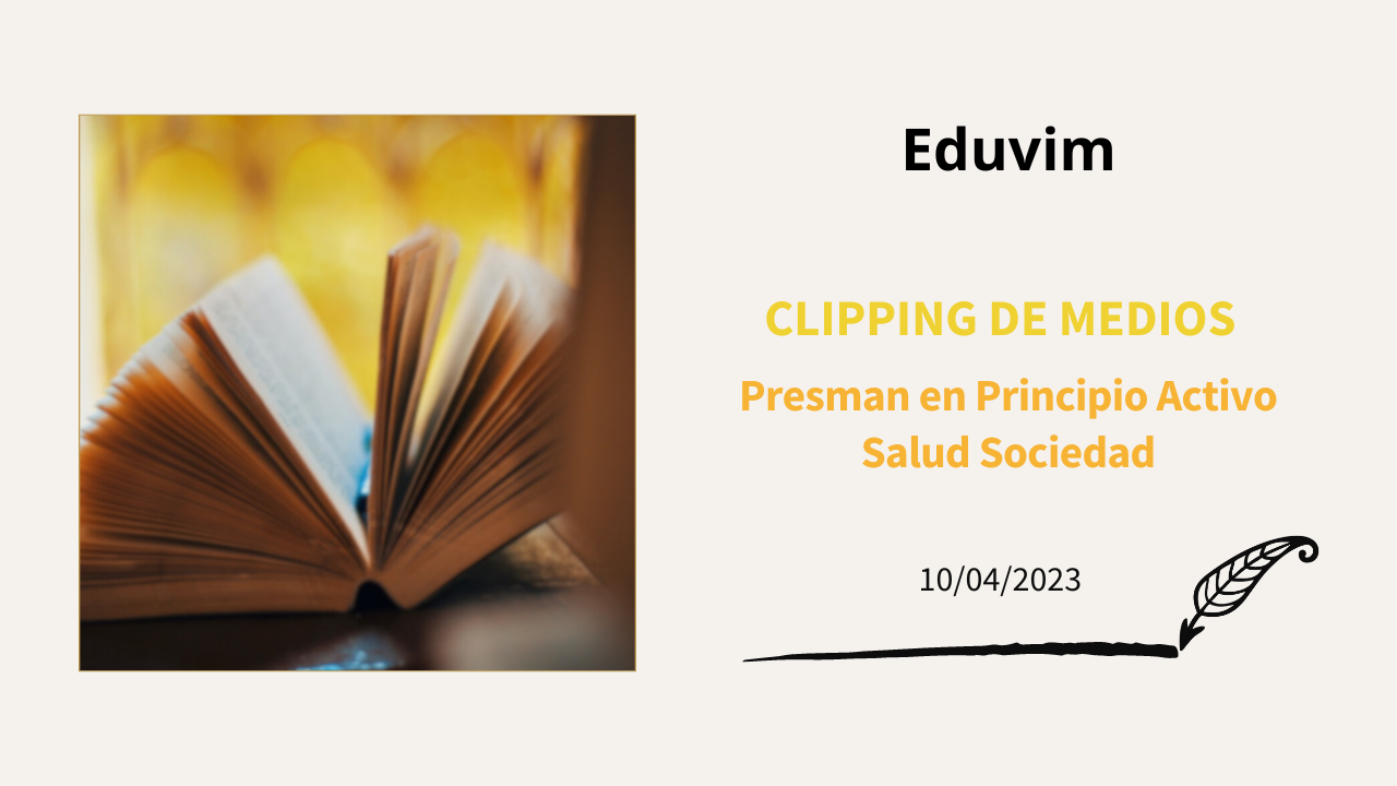 Presman en Principio Activo Salud Sociedad