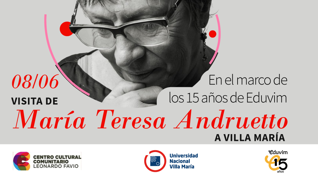 Entrega reconocimiento Profesora Honoraria de la UNVM a María Teresa Andruetto