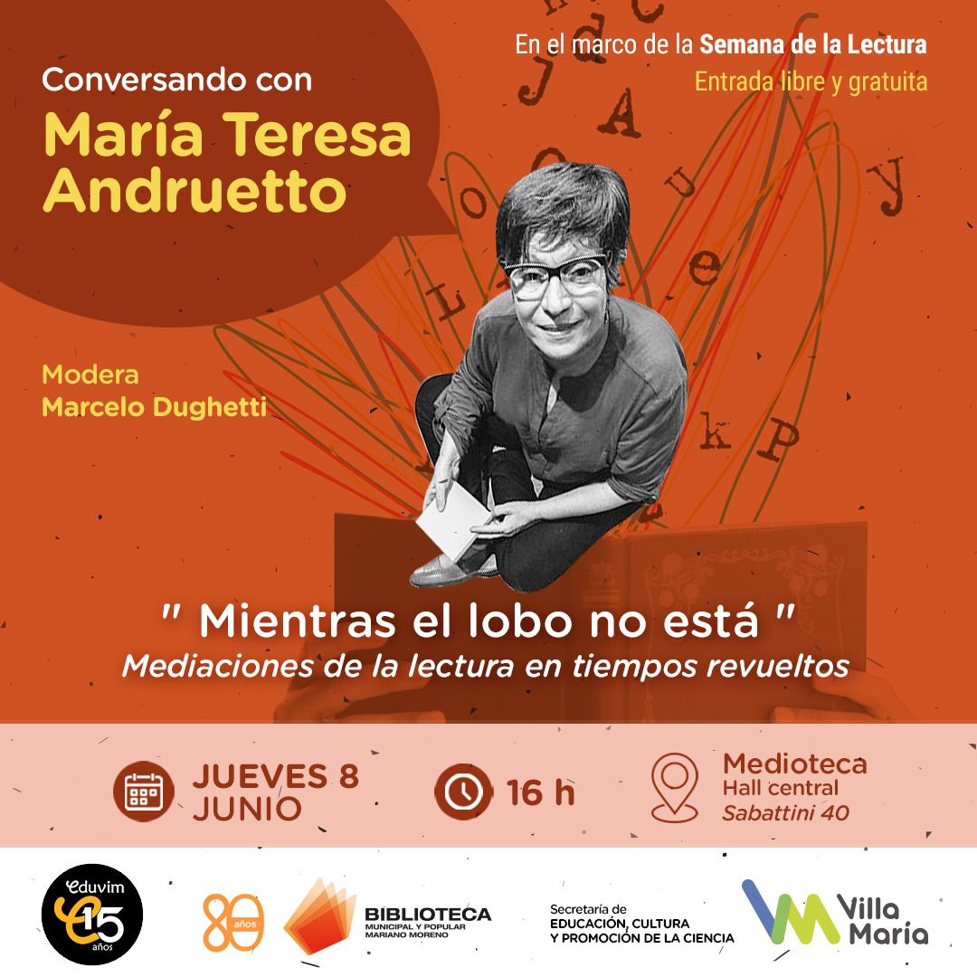 Charla con María Teresa Andruetto