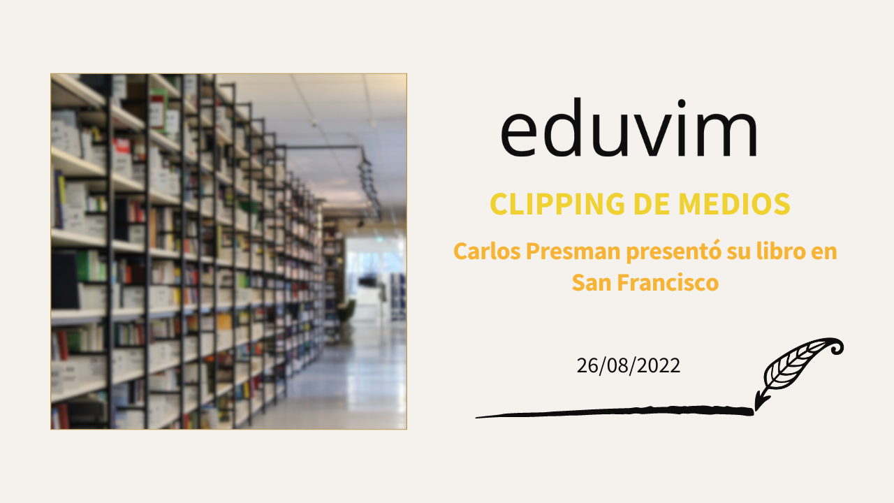 Carlos Presman presentó su libro en San Francisco
