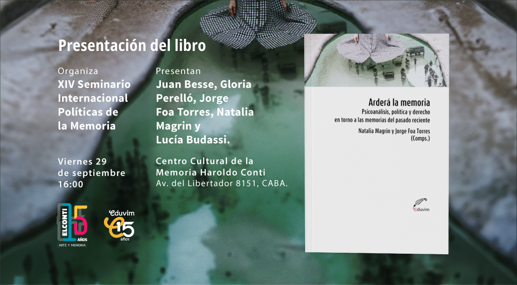 Presentación del libro “Arderá la memoria” 