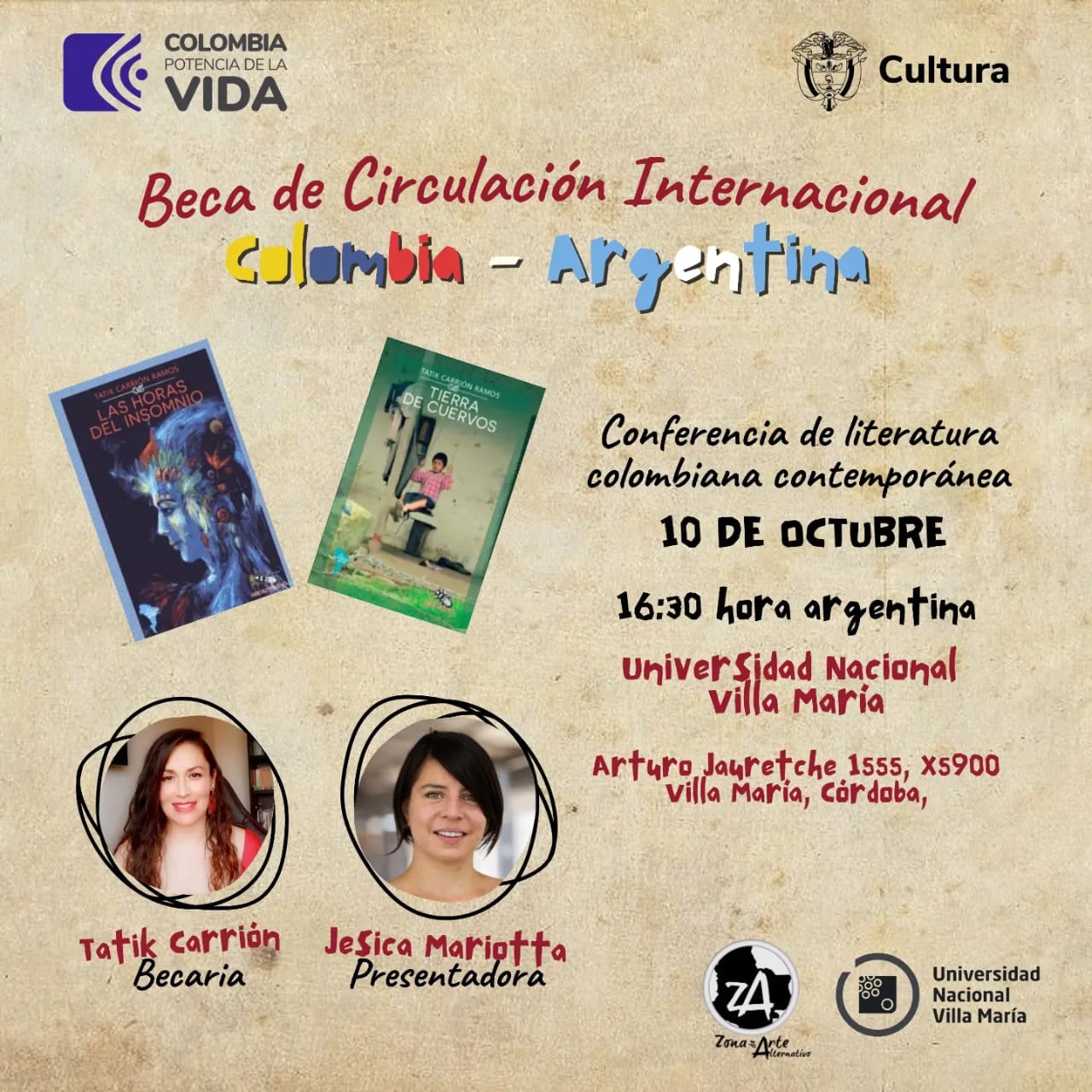 Conferencia de literatura colombiana contemporánea