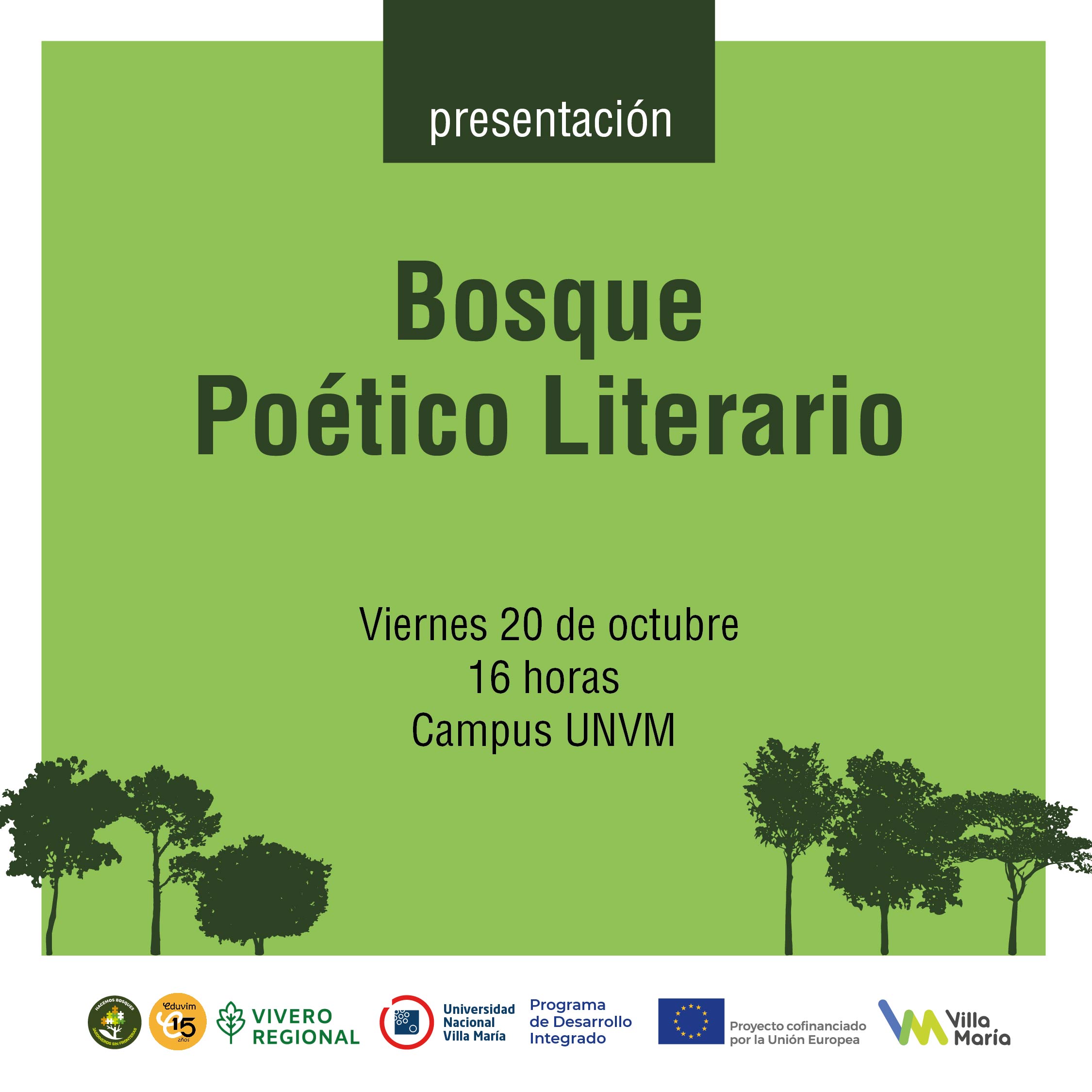 Presentación Bosque Poético-Literario de Eduvim