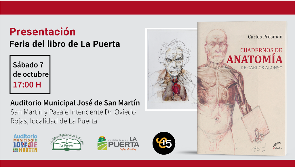 Presentación del libro “Cuadernos de anatomía de Carlos Alonso” en la localidad de La Puerta