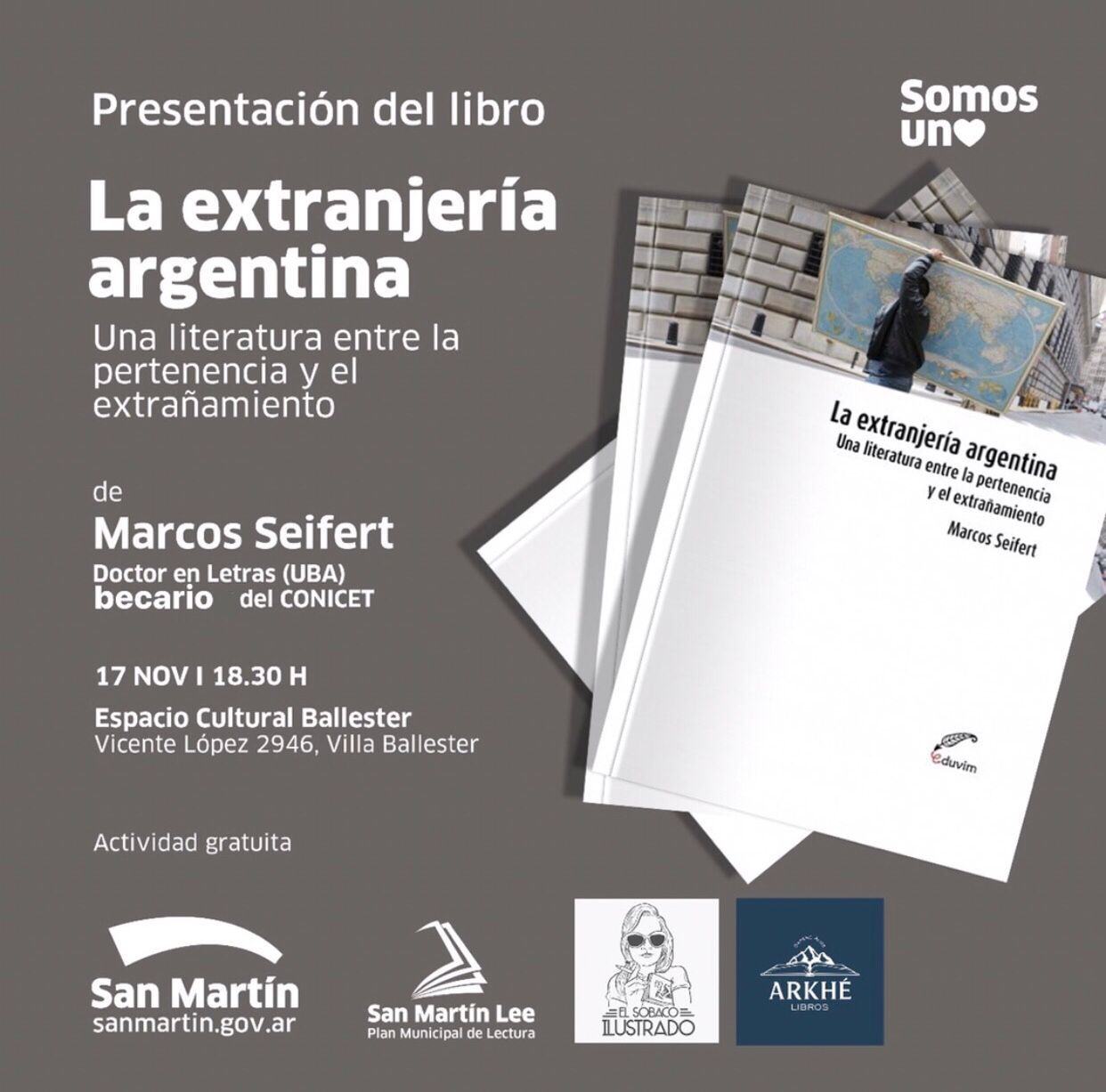 Presentación del libro “La extranjería argentina”