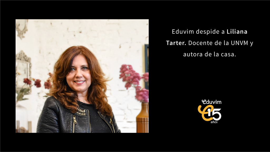 Eduvim despide a Liliana Tarter