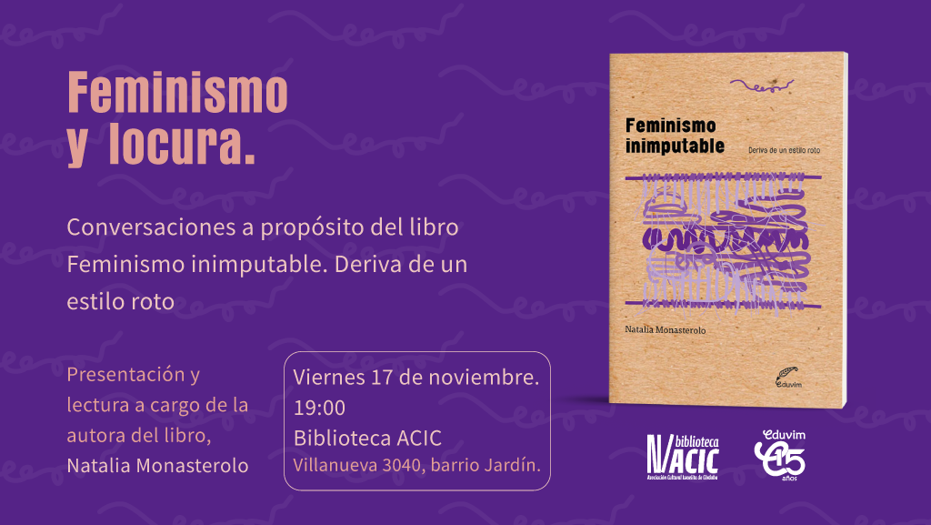 Presentación del libro “Feminismo inimputable”