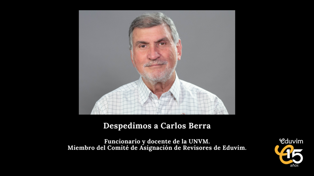 La comunidad de Eduvim despide a Carlos Berra