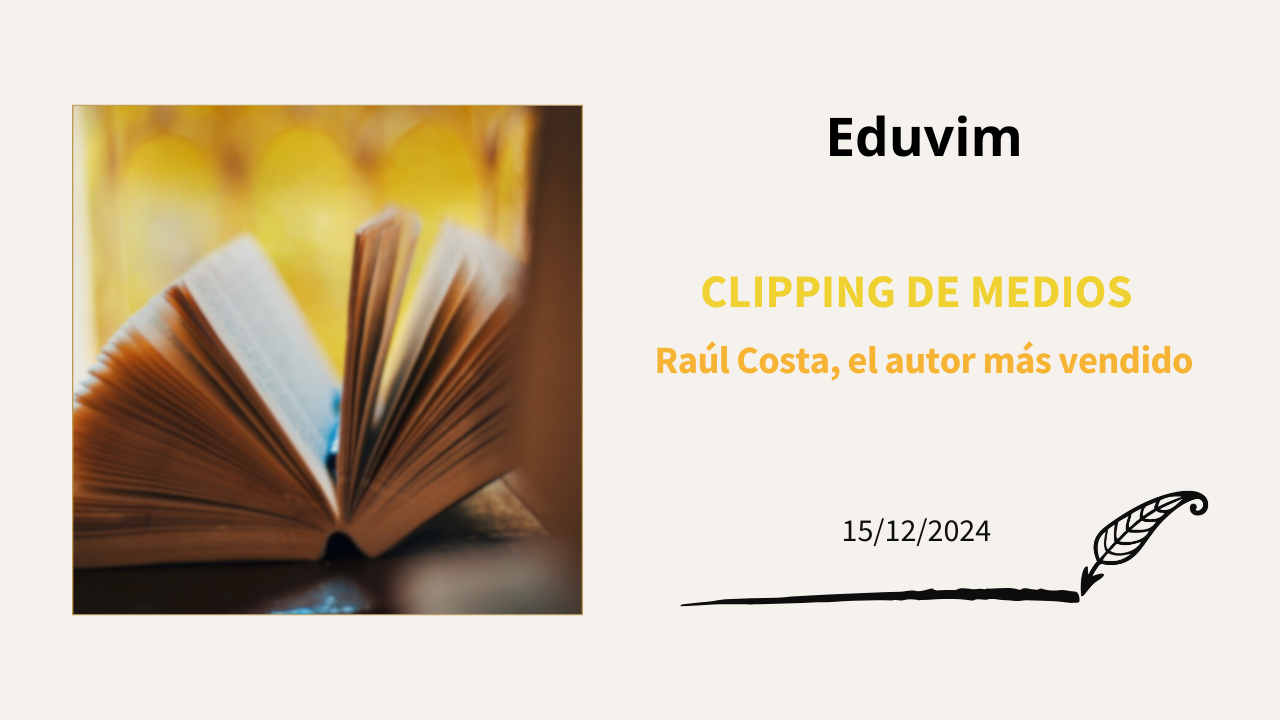 Raúl Costa, el autor más vendido