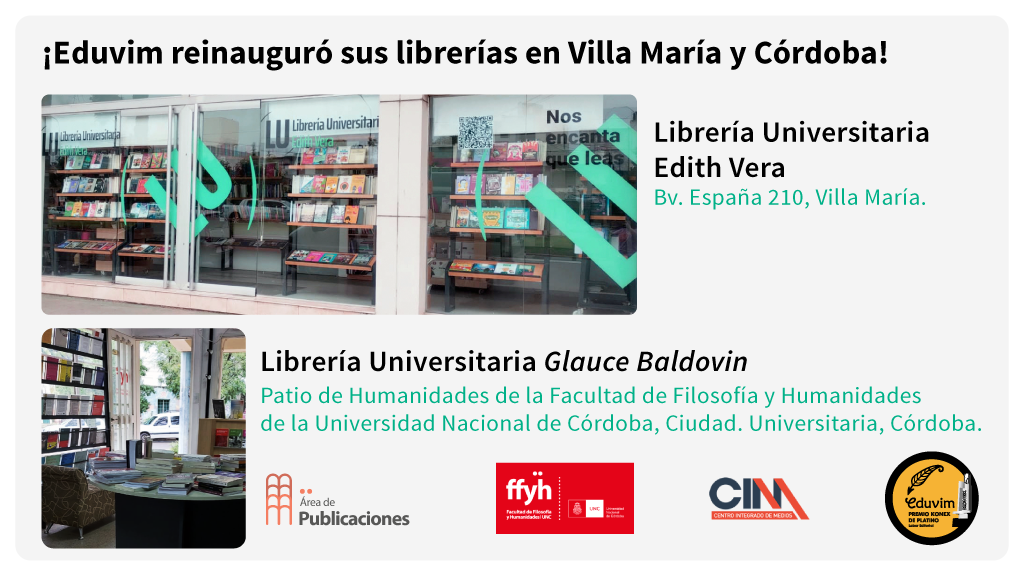 Eduvim reinauguró sus librerías en Córdoba y Villa María