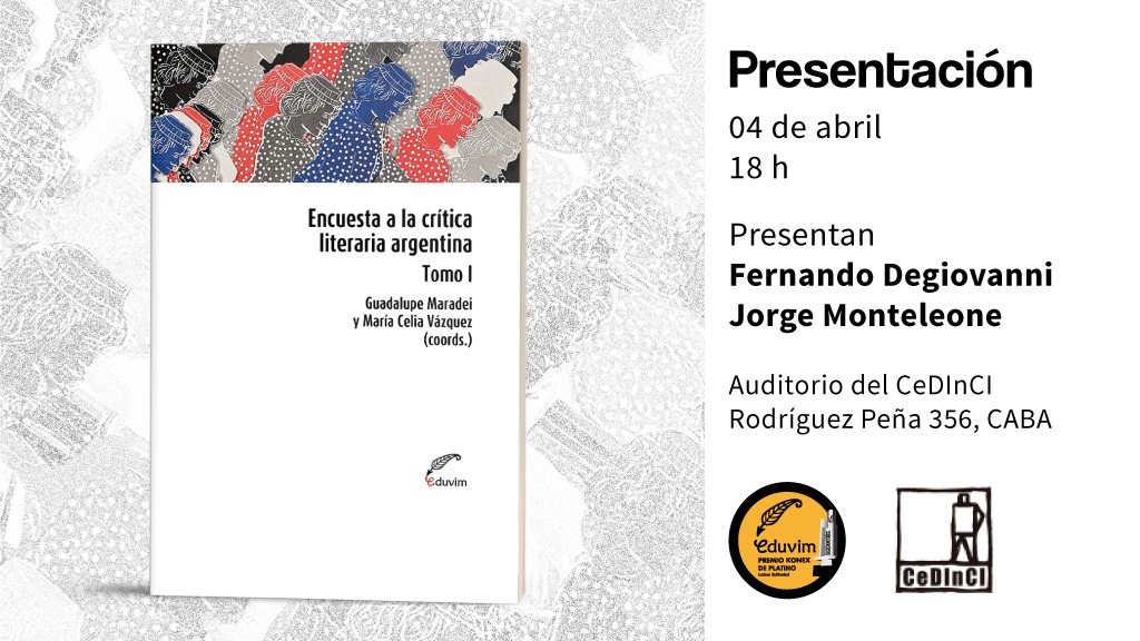 Presentación del libro “Encuesta a la crítica literaria argentina”