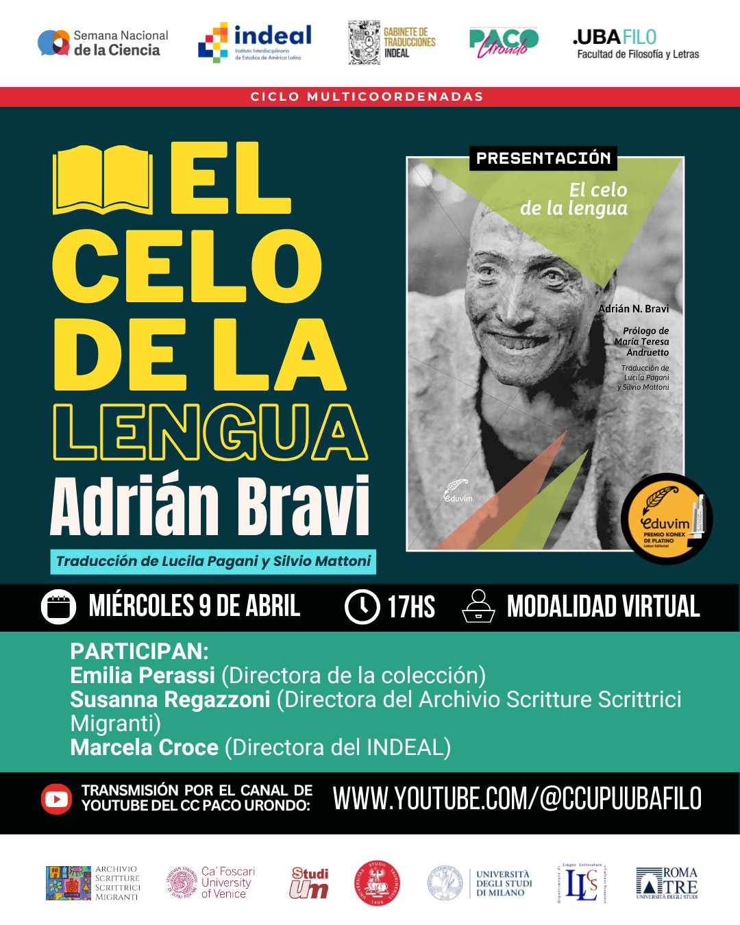 Presentación del libro “El celo de la lengua” en Buenos Aires