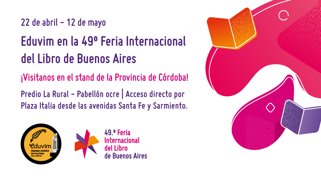 Eduvim presente en la 49° Feria Internacional del libro de Buenos Aires