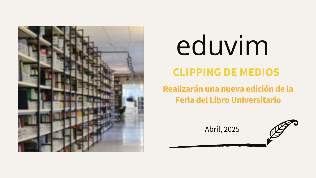 Realizarán una nueva edición de la Feria del Libro Universitario