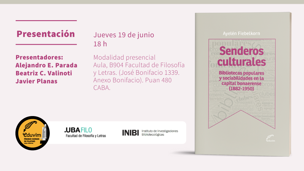Presentación del libro “Senderos culturales” en Buenos Aires