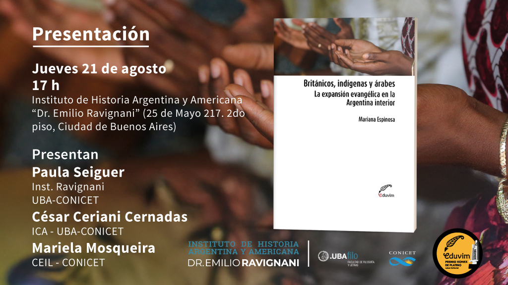 Presentación del libro “Británicos, indígenas y árabes” en Buenos Aires