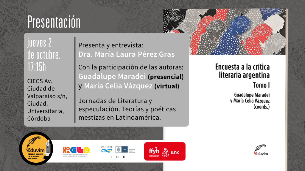 Presentación del libro “Encuesta a la crítica literaria argentina”