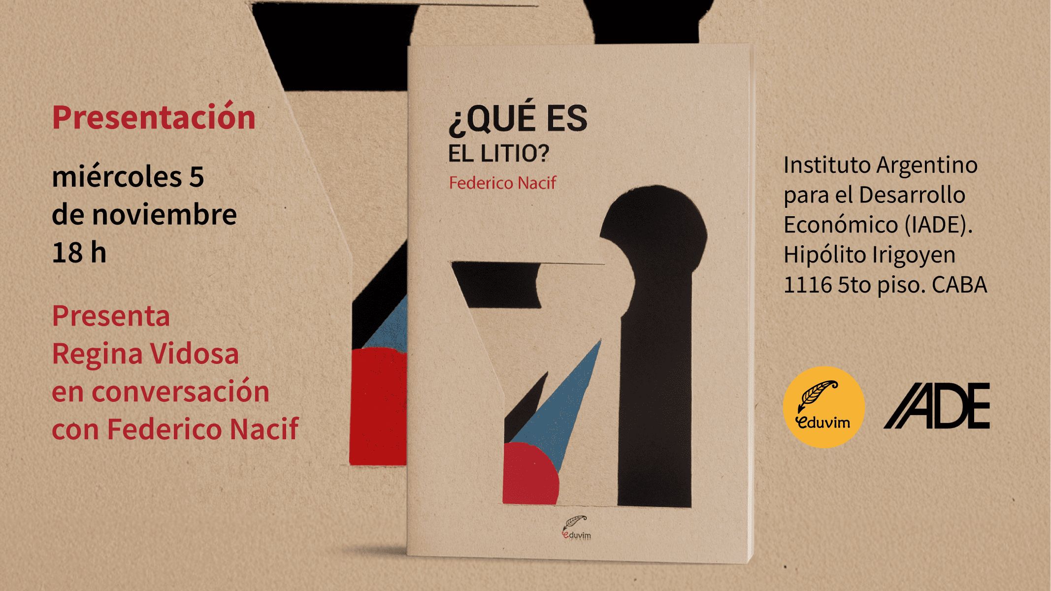 Presentación del libro “¿Qué es el litio?” en Buenos Aires