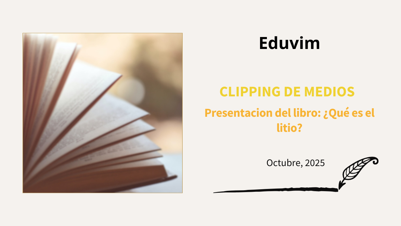 Presentación del libro: ¿Qué es el litio?