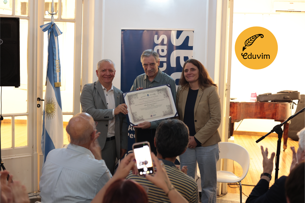 Juan Falú fue distinguido como “Profesor Honorario” de la Universidad de Villa María