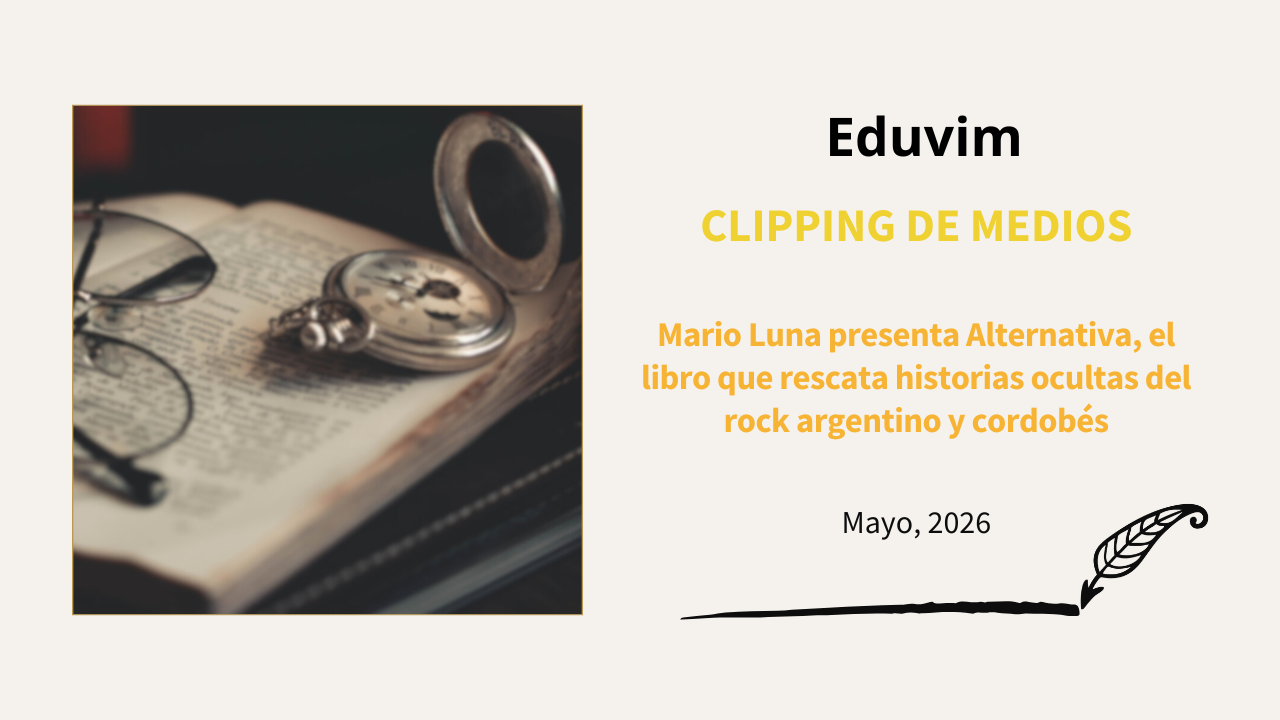 Mario Luna presenta Alternativa, el libro que rescata historias ocultas del rock argentino y cordobés