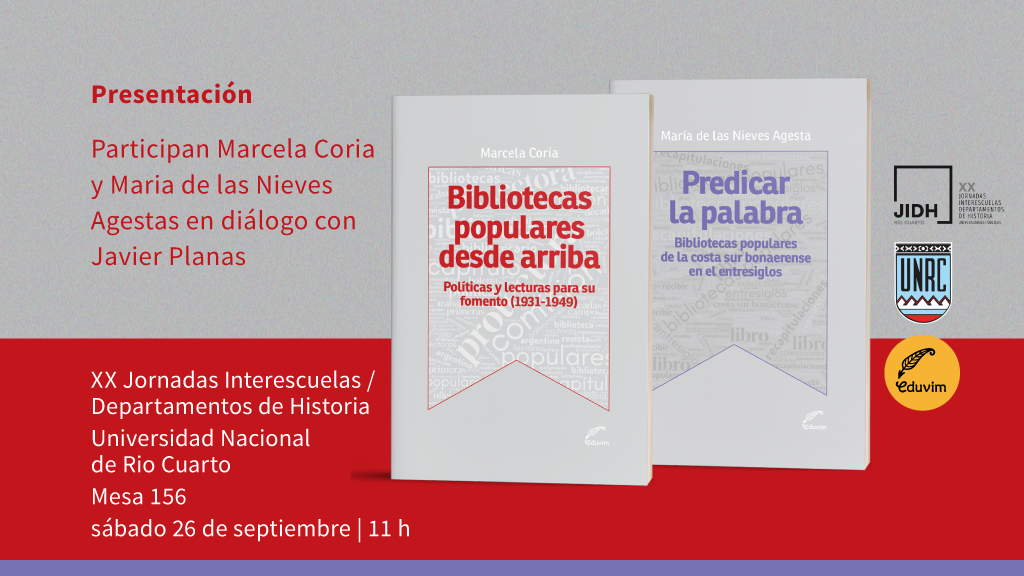 Presentación “Bibliotecas populares desde arriba” y “Predicar la palabra”