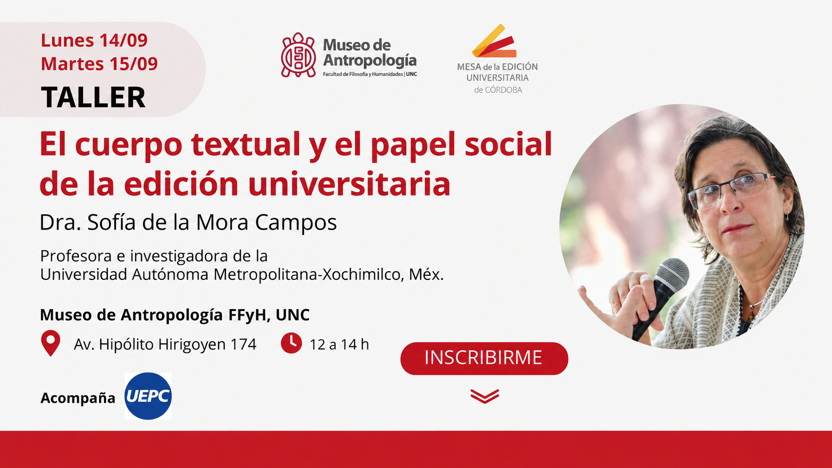 La Mesa de Edición Universitaria de Córdoba invita al taller «El cuerpo textual y el papel social de la edición universitaria»