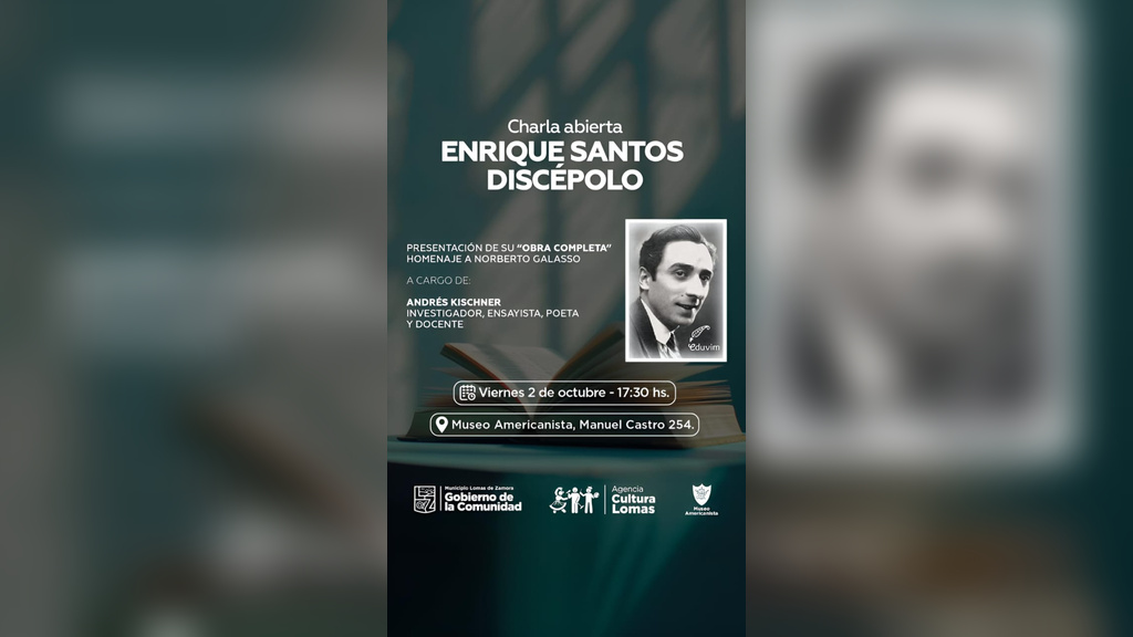 Charla abierta sobre Enrique Santos Discépolo
